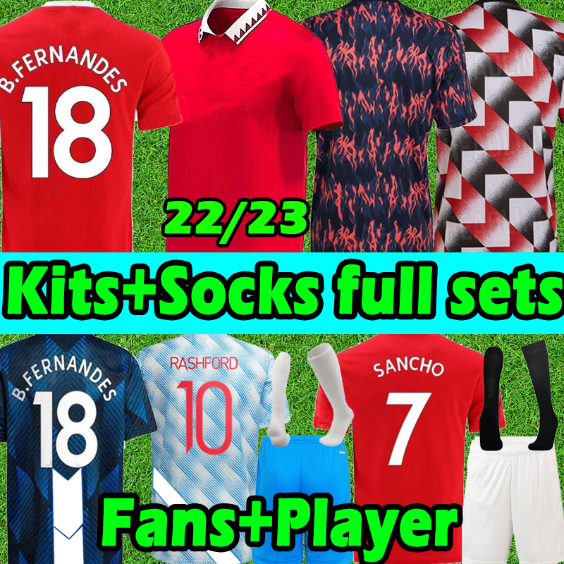 22 23 SANCHO soccer jerseys Fans MAN BRUNO FERNANDES LINGARD POGBA 2022 2023 home away men jersey kids kits+socks full sets football shirt Top, 22 23 training
22 23 SANCHO soccer jerseys Fans MAN BRUNO FERNANDES LINGARD POGBA 2022 2023 home away men jersey kids kits+socks full sets football shirt Top, 22 23 training