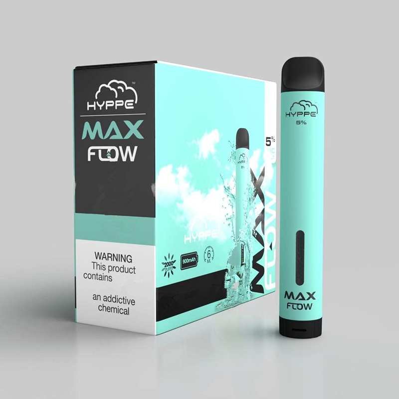 Hyppe Max Flow 2000 puffs Disposable E Cigarette Built-in 900mah 6ml Cartridge 10 colors Airflow Adjustable Vape pen bang xxl puff flex
Hyppe Max Flow 2000 puffs Disposable E Cigarette Built-in 900mah 6ml Cartridge 10 colors Airflow Adjustable Vape pen bang xxl puff flex