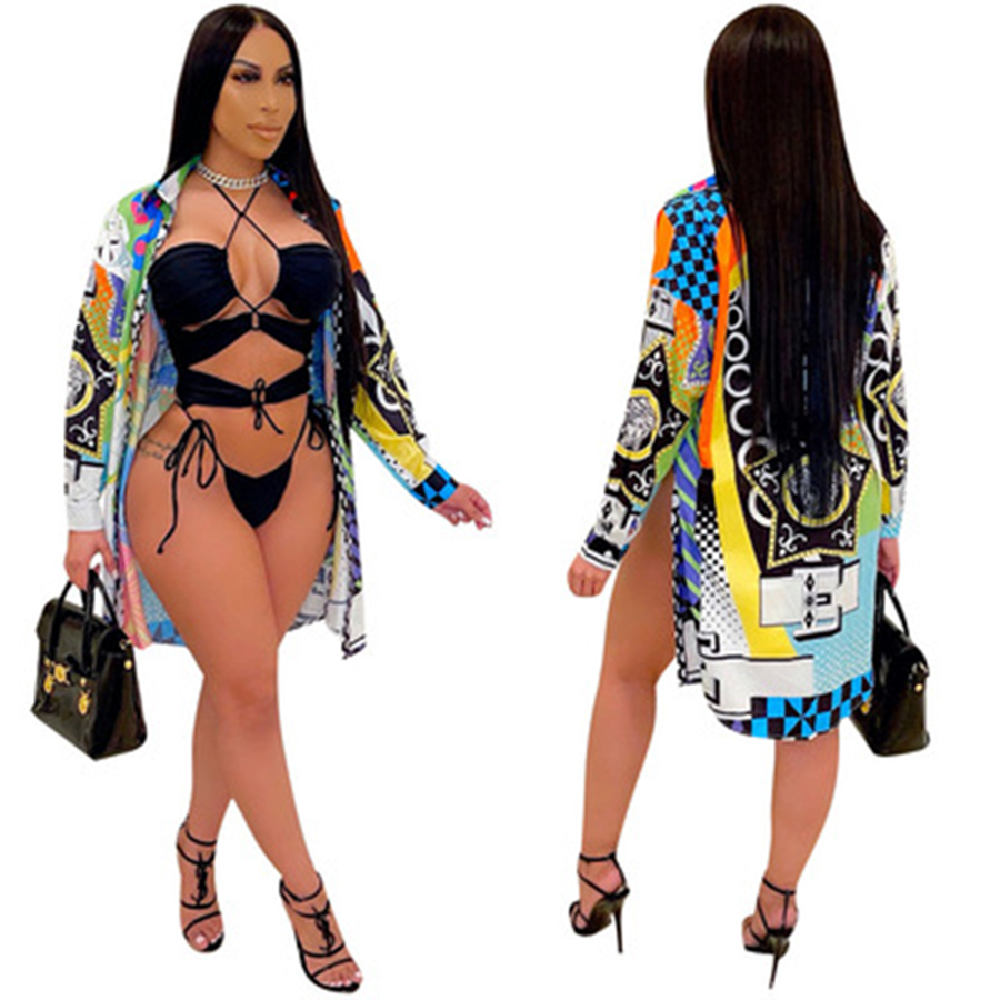 Casual Long Sleeve Print Loose Shirts Women Blouses and Tops Vintage Streetwear Fashion Plus Size -2XL, J2428-colorful
Casual Long Sleeve Print Loose Shirts Women Blouses and Tops Vintage Streetwear Fashion Plus Size -2XL, J2428-colorful