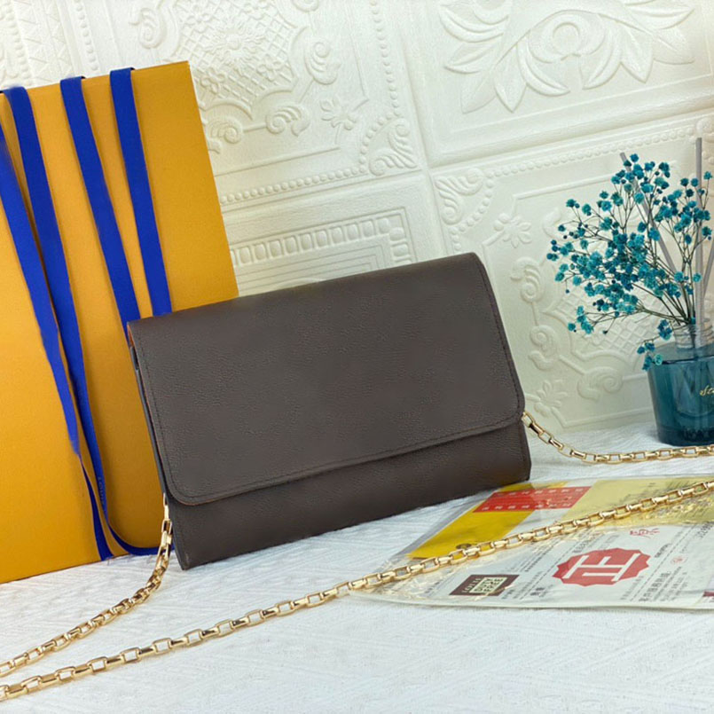 M94336 luxury designer women shoulder bags messenger purses handbag wallet long style and a golden chain wallets Pochette bag