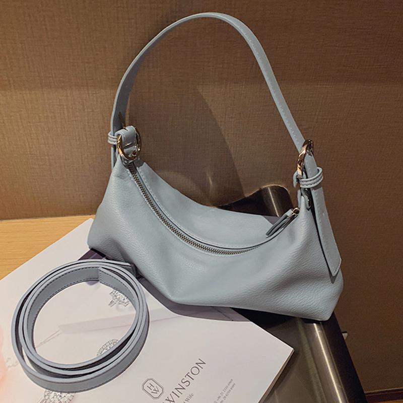 Evening Bags Designer Casual Baguette Shoulder Bag Woman Pu Women's Handbag High Quality Fashion Underarm Women