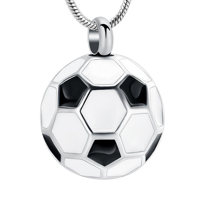 Pendant Necklaces Football Cremation Jewelry For Ashes Memorial Urn Necklace Stainless Steel Soccer Keepsake Holder
Pendant Necklaces Football Cremation Jewelry For Ashes Memorial Urn Necklace Stainless Steel Soccer Keepsake Holder