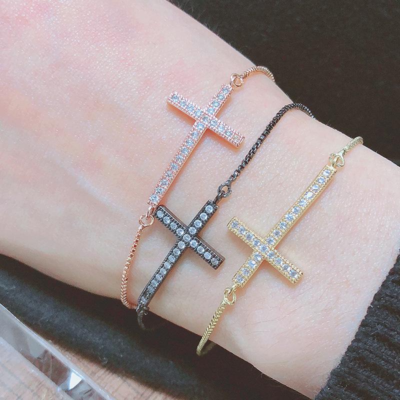 Link, Chain 5 Pieces Wholesale Claw Setting 3A+ CZ Stone Bling Iced Out Cross Bracelets For Women Charm Jewelry Rose Gold Black Color
Link, Chain 5 Pieces Wholesale Claw Setting 3A+ CZ Stone Bling Iced Out Cross Bracelets For Women Charm Jewelry Rose Gold Black Color