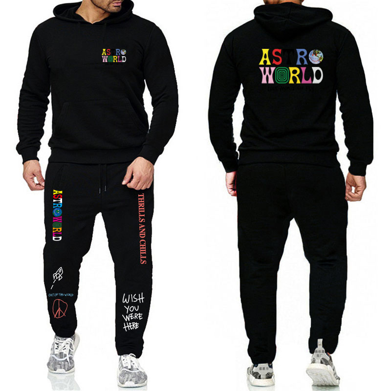 Men 2 piece set TRAVIS SCOTT Smiley World Hoodies Sets Fleece Hoodie pants Men Women Tracksuit homme Sweatpants Suit, Gray
Men 2 piece set TRAVIS SCOTT Smiley World Hoodies Sets Fleece Hoodie pants Men Women Tracksuit homme Sweatpants Suit, Gray