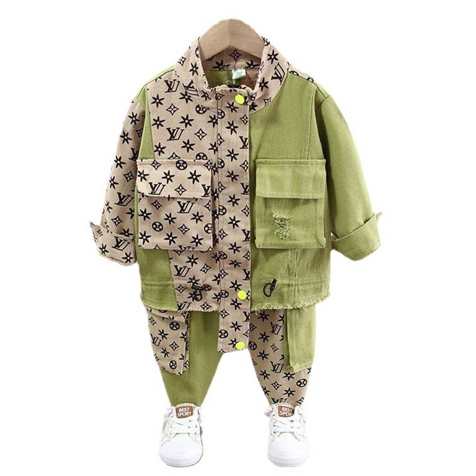 Contrast Color Kids Children Boys' 2 Piece Outfits Trendy Patchwork Tarcksuit Jacket Jean Denim Coat and Pants Trousers Big Large Front Pocket Clothing Set G1109QJZ, Black
Contrast Color Kids Children Boys' 2 Piece Outfits Trendy Patchwork Tarcksuit Jacket Jean Denim Coat and Pants Trousers Big Large Front Pocket Clothing Set G1109QJZ, Black