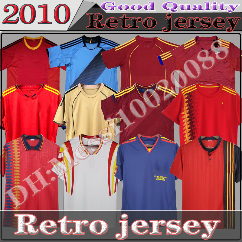 TOP Retro classic 2010 Spain soccer jersey star A.INIESTA 6 PIQUE 3 XAVI 8 DAVID VILLA 7 TORRES 9 Jerseys football Sports shirt Camiseta Maill, Black;yellow
TOP Retro classic 2010 Spain soccer jersey star A.INIESTA 6 PIQUE 3 XAVI 8 DAVID VILLA 7 TORRES 9 Jerseys football Sports shirt Camiseta Maill, Black;yellow