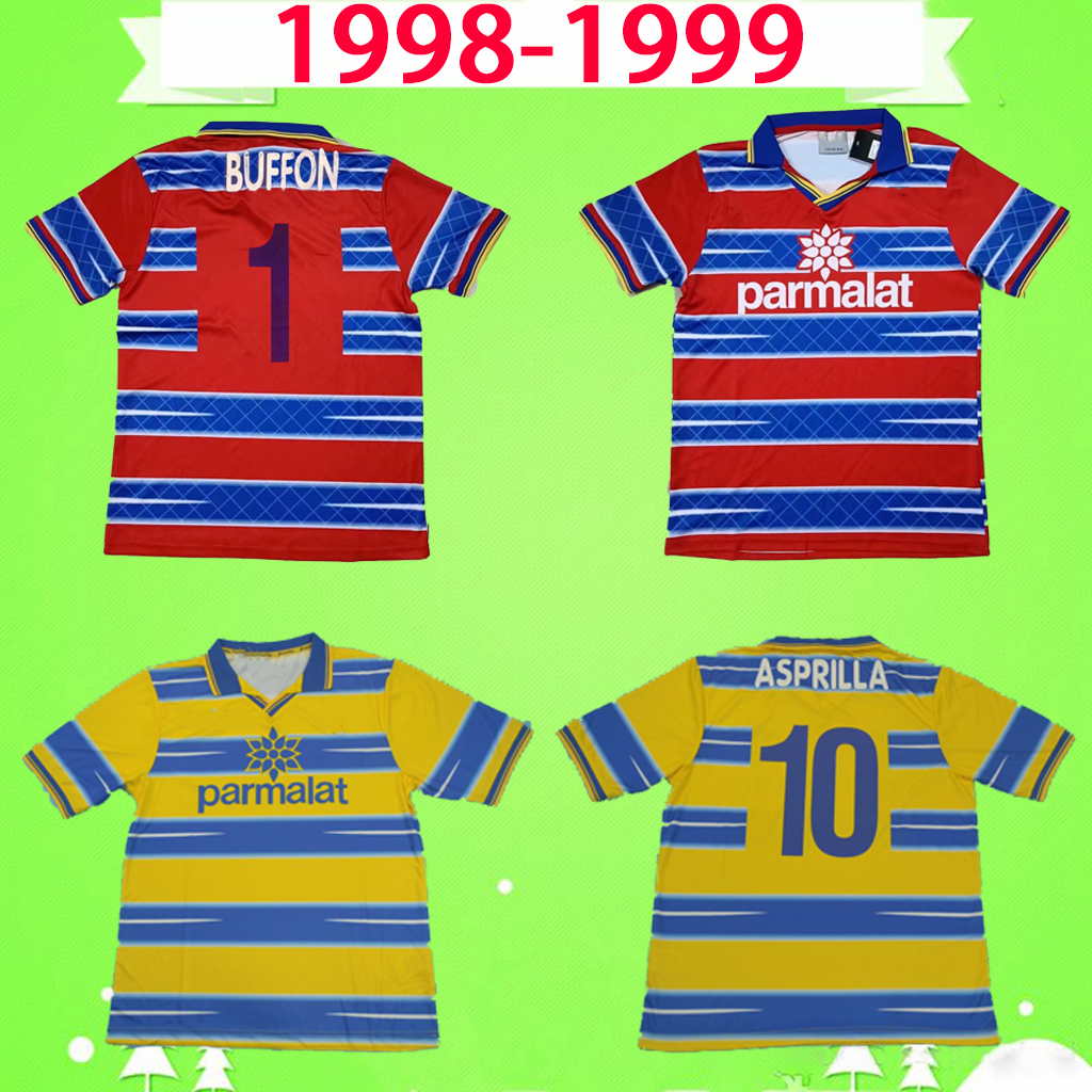 #9 CRESPO 98 99 RETRO Parma soccer jerseys goalkeeper #1 BUFFON 1998 1999 Vintage Classic Collection yellow football shirts #10 ASPRILLA AMOROSO BAGGIO S-2XL top quality
#9 CRESPO 98 99 RETRO Parma soccer jerseys goalkeeper #1 BUFFON 1998 1999 Vintage Classic Collection yellow football shirts #10 ASPRILLA AMOROSO BAGGIO S-2XL top quality