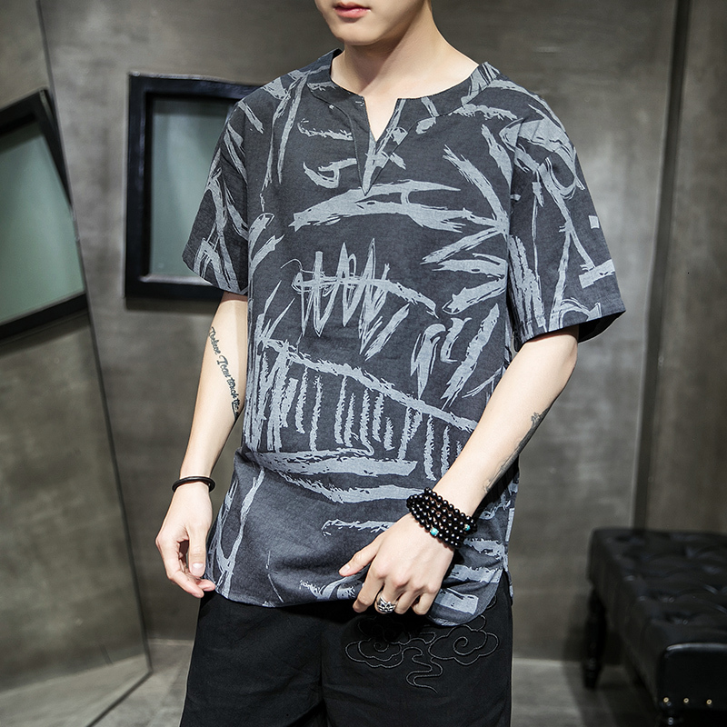 New Harajuku Shirts 2021 Casual Summer Streetwear Printed Men's Chinese Style Cotton Linen v Neck T-shirts -5xl 3pbk, Beige. 
New Harajuku Shirts 2021 Casual Summer Streetwear Printed Men's Chinese Style Cotton Linen v Neck T-shirts -5xl 3pbk, Beige.