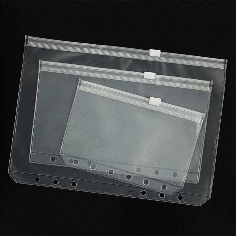 A5/A6/A7 PVC Ring Binder Cover Clear Zipper Storage Filing plies Bag 6 Hole Waterproof Stationery Bags Office Portable Document
A5/A6/A7 PVC Ring Binder Cover Clear Zipper Storage Filing plies Bag 6 Hole Waterproof Stationery Bags Office Portable Document