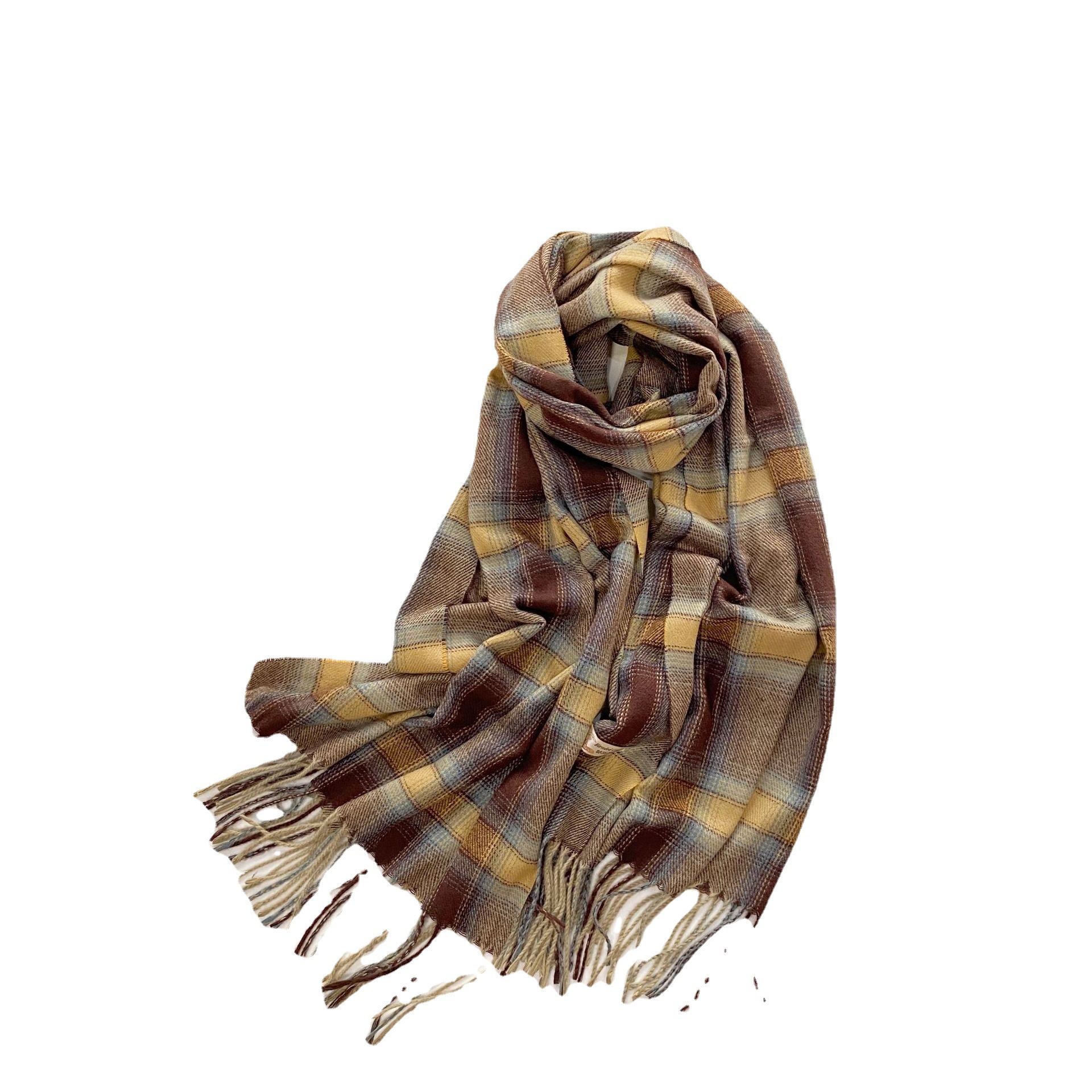 New Babag Cashmere-like Plaid Scarf Womens Autumn and Winter Warm High-End Shawl Korean Thick Cashmere Scarf No. 6
New Babag Cashmere-like Plaid Scarf Womens Autumn and Winter Warm High-End Shawl Korean Thick Cashmere Scarf No. 6