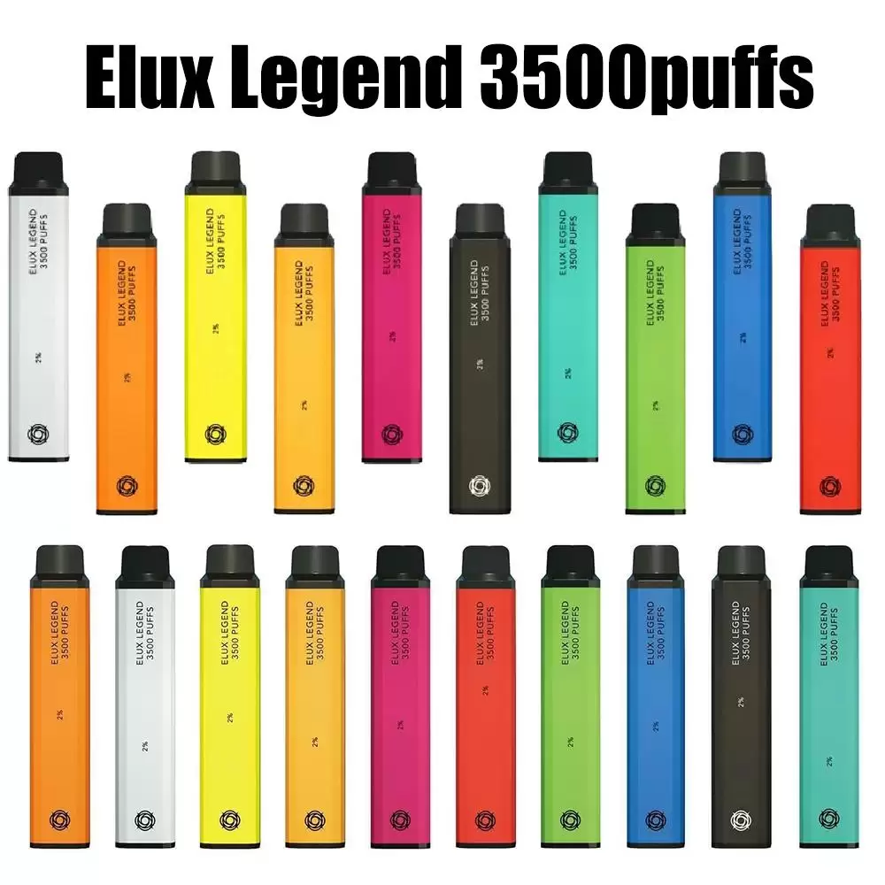 Elux Legend Disposable E cigarettes 3500 Puffs Vape Pen 1500mAh Battery Vaporizer Stick Vapor Kit 2% 10ml Pre Filled Cartridge Device geek bar elf bars
Elux Legend Disposable E cigarettes 3500 Puffs Vape Pen 1500mAh Battery Vaporizer Stick Vapor Kit 2% 10ml Pre Filled Cartridge Device geek bar elf bars