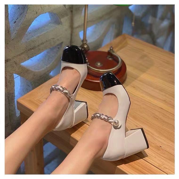 Dress Shoes 2021 Springtime Style Women French Design High Heels Pearl Party Elegant Single Vintage Mary Jane, Silver
Dress Shoes 2021 Springtime Style Women French Design High Heels Pearl Party Elegant Single Vintage Mary Jane, Silver