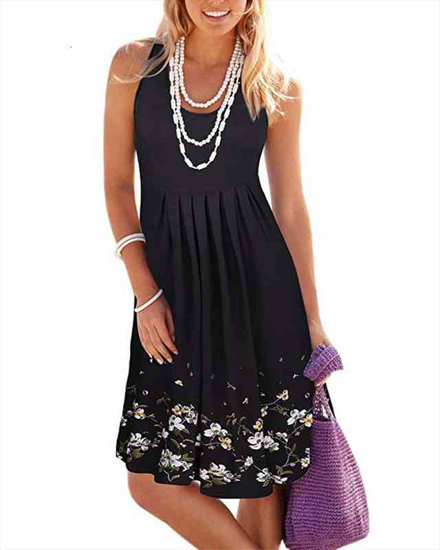 floral print sleeveless summer women dresses casual loose sundress fashion tank 6 colors plus size 2xl, Black;gray
floral print sleeveless summer women dresses casual loose sundress fashion tank 6 colors plus size 2xl, Black;gray