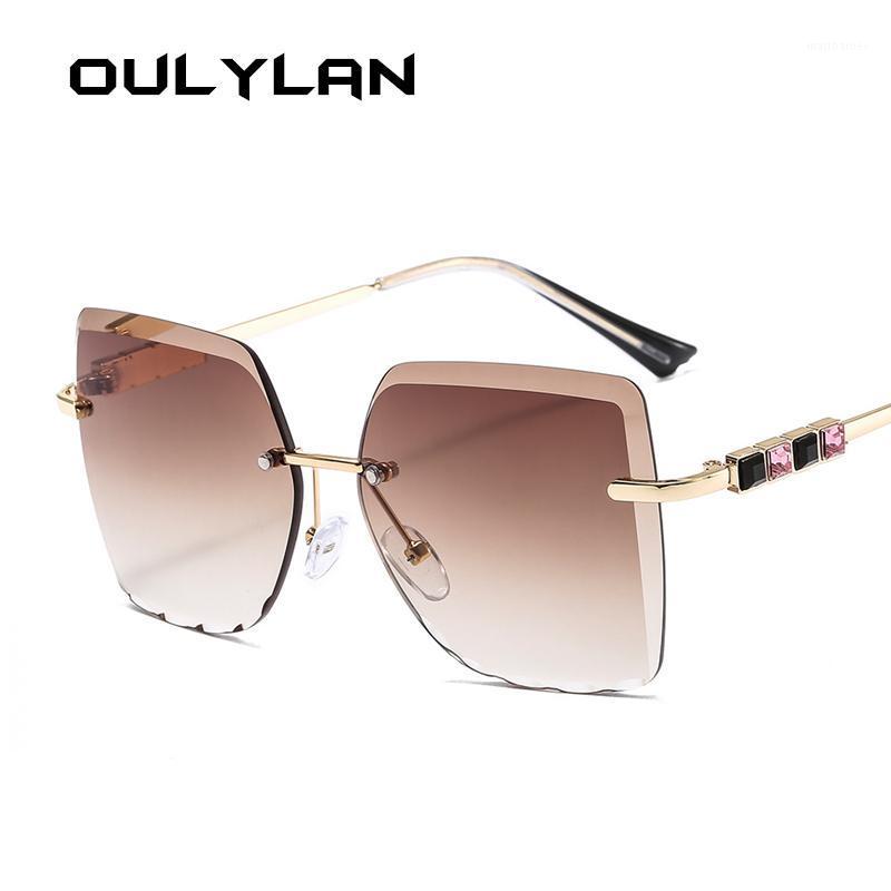 Sunglasses Oulylan Retro Rimless Women Men Cutting Lens Gradient Sun Glasses Shades Female Diamond Sunglass Metal Eyewear Ladies
Sunglasses Oulylan Retro Rimless Women Men Cutting Lens Gradient Sun Glasses Shades Female Diamond Sunglass Metal Eyewear Ladies