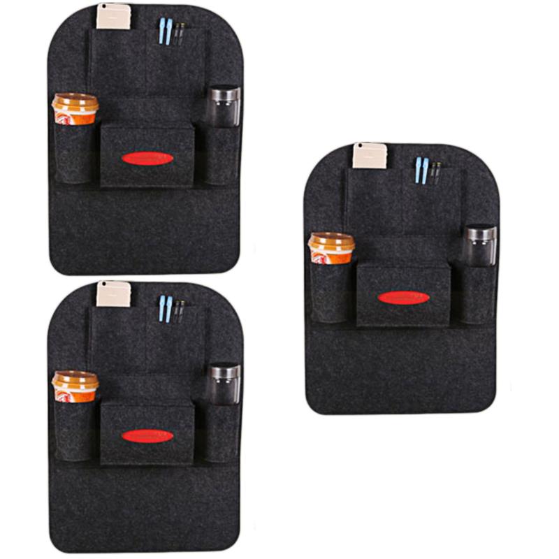 Car Organizer 3pcs Auto Storage Pouch Back Seat Bag Multi-Pocket Holder For Organizing (Black)
Car Organizer 3pcs Auto Storage Pouch Back Seat Bag Multi-Pocket Holder For Organizing (Black)