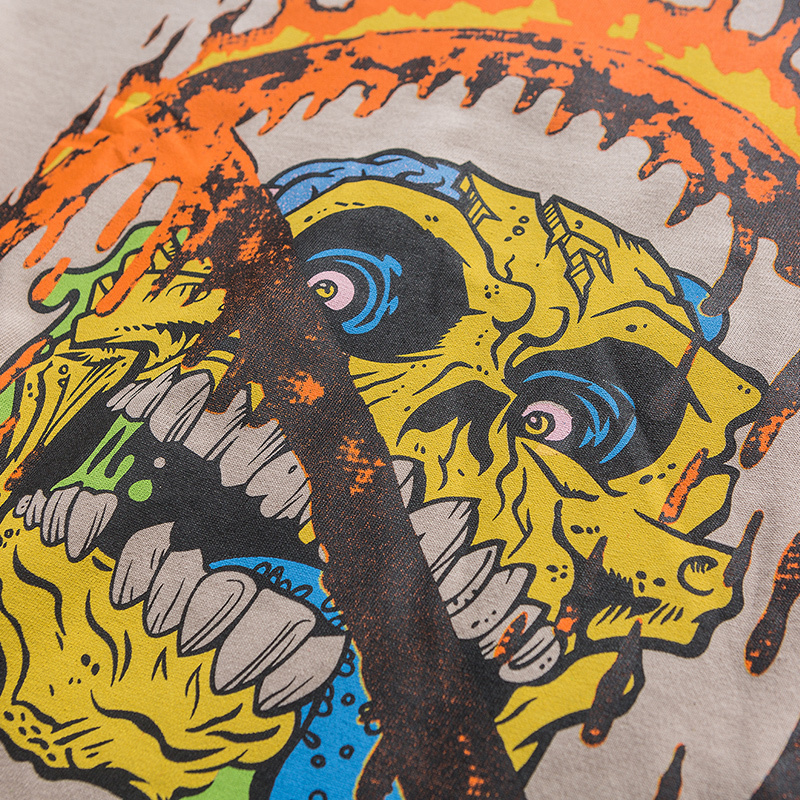 Aolamegs Hip Hop Sweatshirt Colorful Cartoon Demon Print Pullover Cotton Cozy Retro High Street Hipster Hoodie Streetwear Autumn 201020