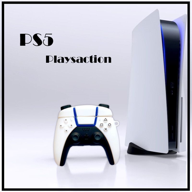 Brand PS5 Game console handle 3D Case For AirPods 1 2 pro Charging Box Soft Silicone Wireless Bluetooth Earphone Protect cover, White
Brand PS5 Game console handle 3D Case For AirPods 1 2 pro Charging Box Soft Silicone Wireless Bluetooth Earphone Protect cover, White