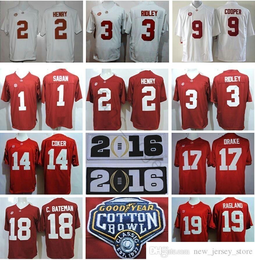 NCAA Alabama Crimson Tide College Football Wear #2 Derrick Henry 1 Nick Saban 14 Jake Coker 17 Kenyan Drake 18 C.Bateman 42 Eddie Lacy Jerseys, Same as picture
NCAA Alabama Crimson Tide College Football Wear #2 Derrick Henry 1 Nick Saban 14 Jake Coker 17 Kenyan Drake 18 C.Bateman 42 Eddie Lacy Jerseys, Same as picture