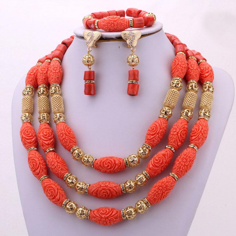 Earrings & Necklace 4uJewelry Coral Beads For Nigerian Wedding Traditional Dubai Set 2021, Silver
Earrings & Necklace 4uJewelry Coral Beads For Nigerian Wedding Traditional Dubai Set 2021, Silver