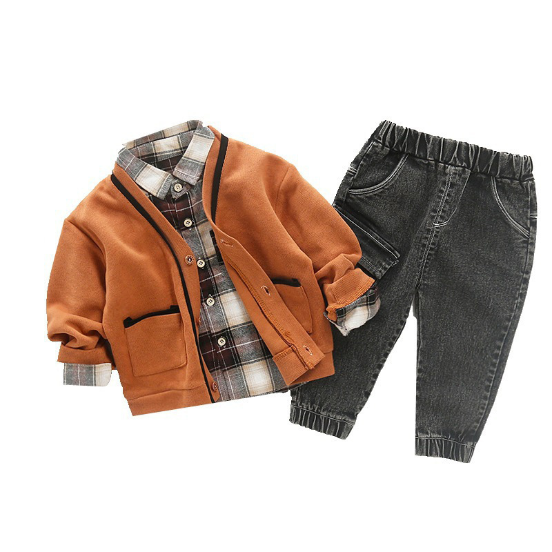 2021 New Fashion Kids Boys Outfit 3 Pcs Spring Autumn Baby Boy Clothes Set Cotton Long Sleeve Shirt+cardigan+pants 1-4 Years O6fn, Beige
2021 New Fashion Kids Boys Outfit 3 Pcs Spring Autumn Baby Boy Clothes Set Cotton Long Sleeve Shirt+cardigan+pants 1-4 Years O6fn, Beige
