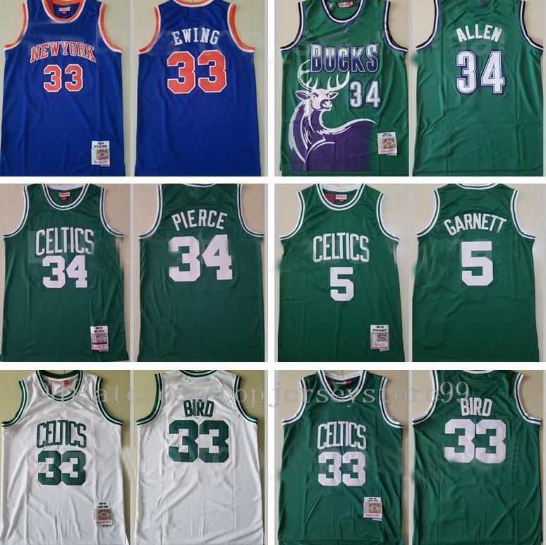 Top Mitchell and Ness Basketball Paul Pierce Jersey Kevin Garnett 5 Larry Bird 33 Patrick Ewing Ray Allen 34 Vintage Green Blue White Team, Black
Top Mitchell and Ness Basketball Paul Pierce Jersey Kevin Garnett 5 Larry Bird 33 Patrick Ewing Ray Allen 34 Vintage Green Blue White Team, Black