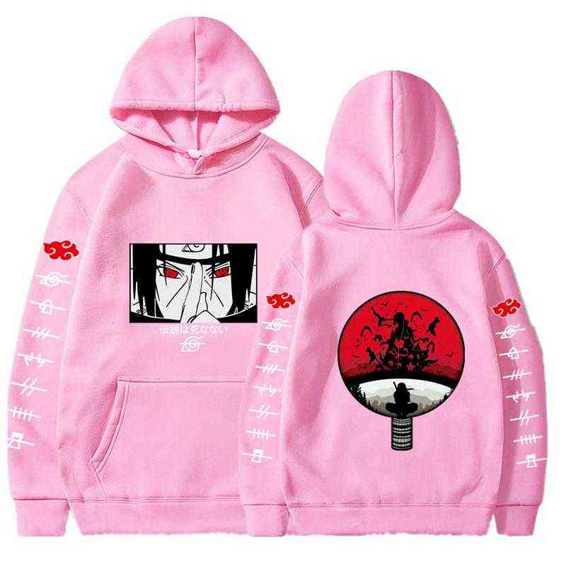 Itachi Hoodie Anime Sweatshirt Uzumaki Akatsuki Sakura Kakashi Sasuke Hinata Hyuga Harajuku Sweatshirts Men Women Clothes Y1109