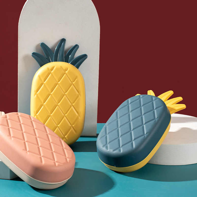 Fashion Bath Tools Soap Dishes Large Capacity Portable Pineapple Shaped Soaps Plate Holders Creative Bathroom Accessories
Fashion Bath Tools Soap Dishes Large Capacity Portable Pineapple Shaped Soaps Plate Holders Creative Bathroom Accessories