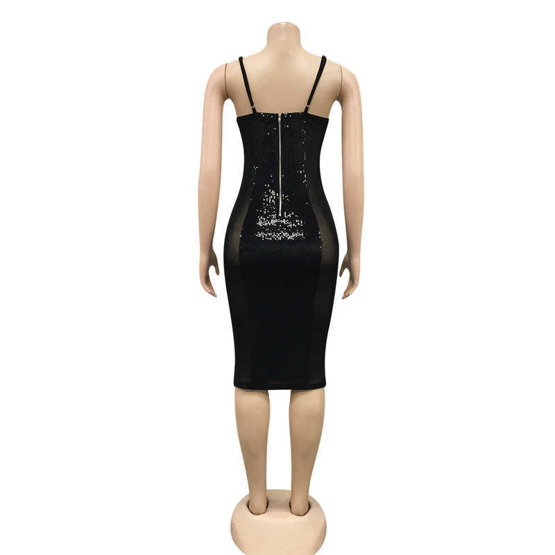 Women's Sequined Backless Midi Dress - Lace Patchwork, Slim Fit, Clubwear, Party