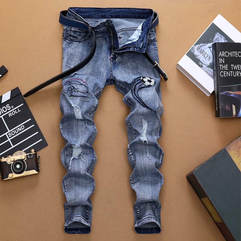 2021 New Mid Fake Designer Clothes Jean Jeans Men Spring Casual Straight Distressed Denim Trouser Pants Trousers Stretch Patchwork Pthm, Blue
2021 New Mid Fake Designer Clothes Jean Jeans Men Spring Casual Straight Distressed Denim Trouser Pants Trousers Stretch Patchwork Pthm, Blue