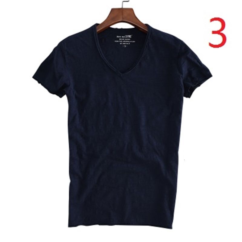 2021 New Summer Cotton Slim V-neck Solid Color Half-sleeved White Men's Bottoming Shirt Youth Wild Short-sleeved T-shirt Male Fn2v
2021 New Summer Cotton Slim V-neck Solid Color Half-sleeved White Men's Bottoming Shirt Youth Wild Short-sleeved T-shirt Male Fn2v