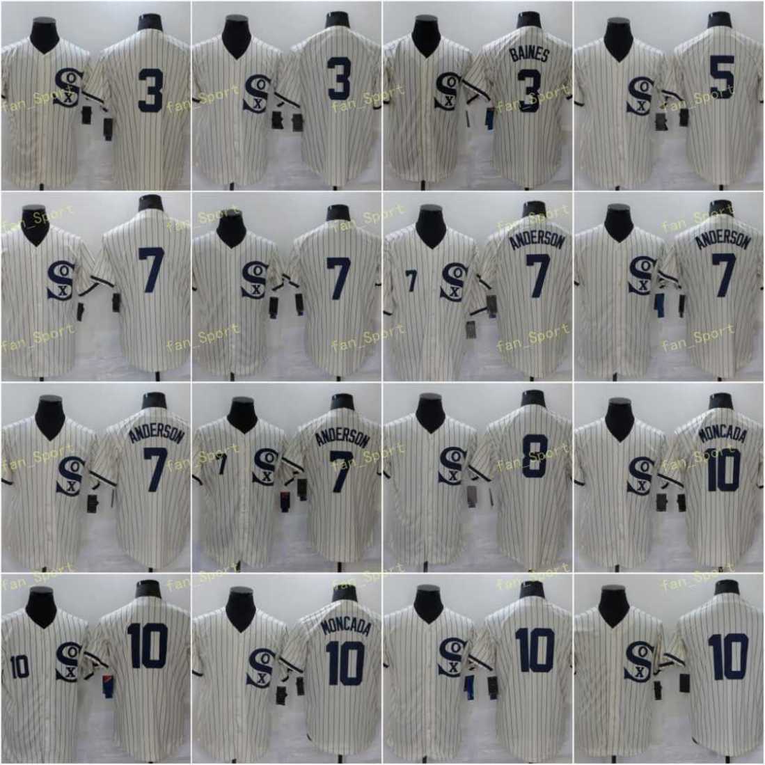Field of Dreams 3 Harold Baines Baseball Jerseys 7 Tim Anderson 8 Bo Jackson 10 Yoan Moncada Stitched Flexbase Cool Base Beige, Men
Field of Dreams 3 Harold Baines Baseball Jerseys 7 Tim Anderson 8 Bo Jackson 10 Yoan Moncada Stitched Flexbase Cool Base Beige, Men