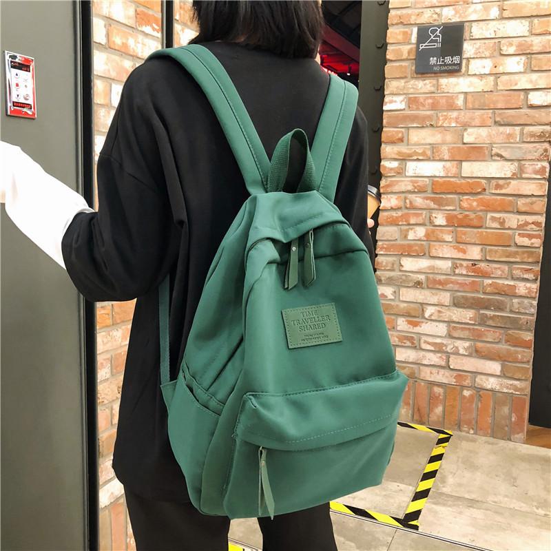 Backpack Korean College Style Fashion Student School Bag Leisure Outdoor Computer Sports Solid Color Nylon Bags, Green
Backpack Korean College Style Fashion Student School Bag Leisure Outdoor Computer Sports Solid Color Nylon Bags, Green
