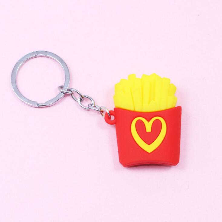 Simulation Hamburg French fries Pendant Key-Ring Jewelry Parts Creative Key Chain Hanging Decoration Crafts Gift
Simulation Hamburg French fries Pendant Key-Ring Jewelry Parts Creative Key Chain Hanging Decoration Crafts Gift