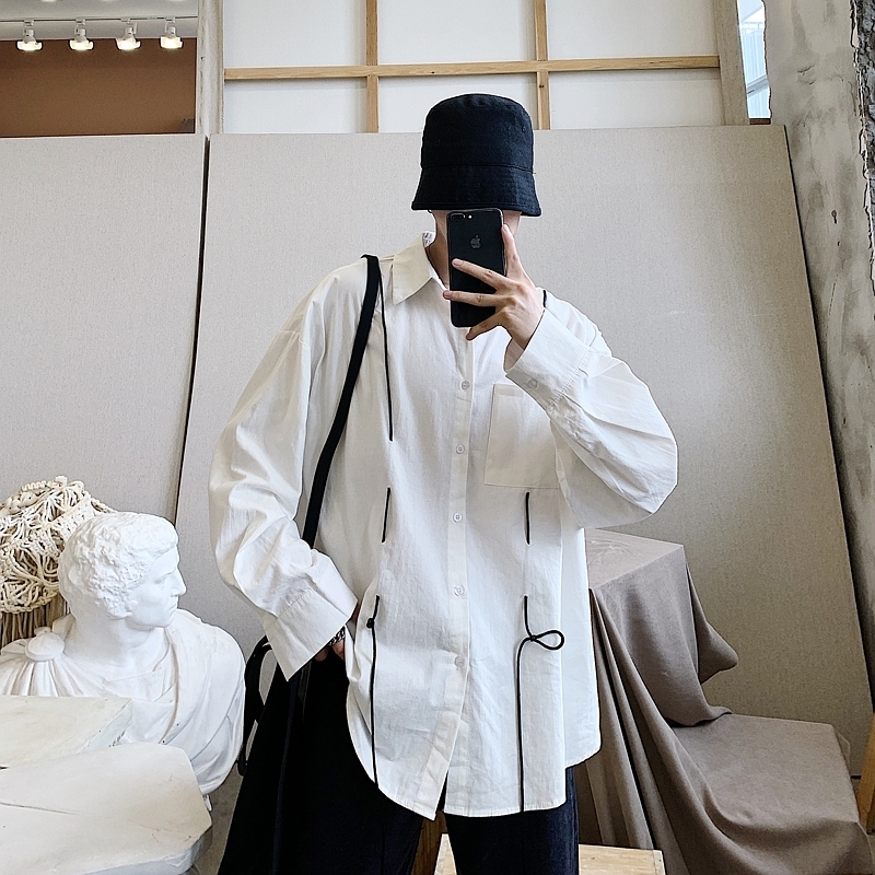 2021 New Men's Solid Color Long Sleeve Hawaiian Shirt Fashion Trend Leisure Loose Coat French Cuff Mens White Shirts Plus Size -xl Sowm
2021 New Men's Solid Color Long Sleeve Hawaiian Shirt Fashion Trend Leisure Loose Coat French Cuff Mens White Shirts Plus Size -xl Sowm