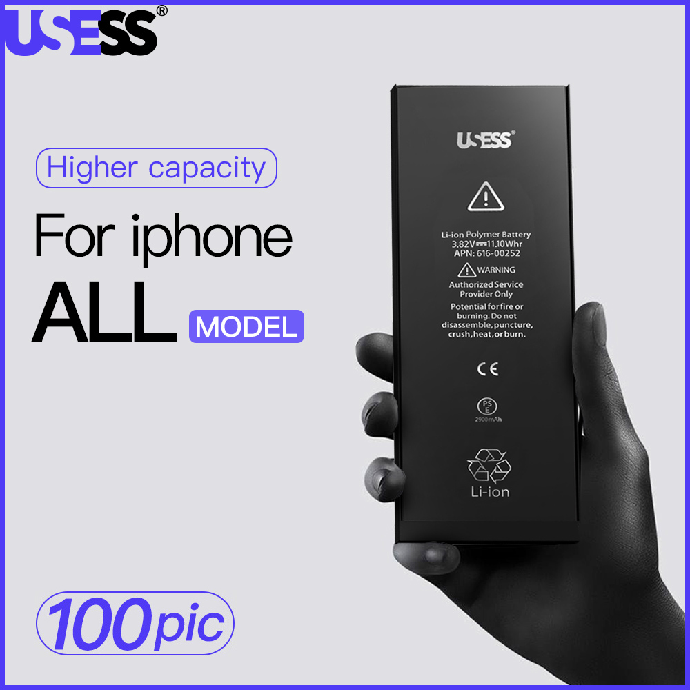 Usess Battery For iPhone 6S 6 7 8 Plus iPhone X SE SE2 5S 5C 5 XR XS Max Replacement Bateria For Apple iPhone6S Higher capacity
Usess Battery For iPhone 6S 6 7 8 Plus iPhone X SE SE2 5S 5C 5 XR XS Max Replacement Bateria For Apple iPhone6S Higher capacity