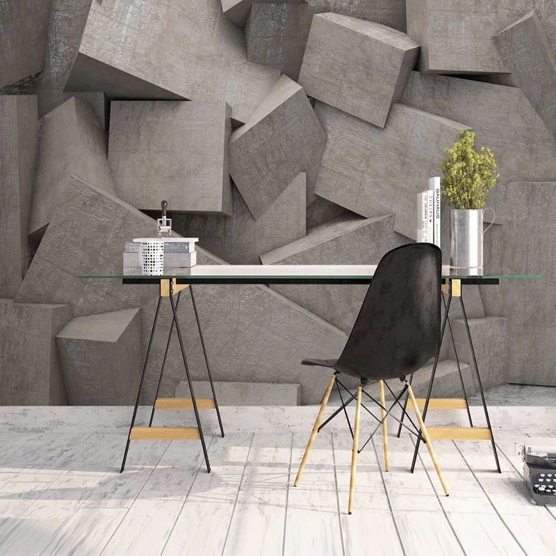 Custom Any Size 3D Stereoscopic Abstract Space Geometric Photo Background Murals Modern Living Room Bedroom Wallpaper Waterproof