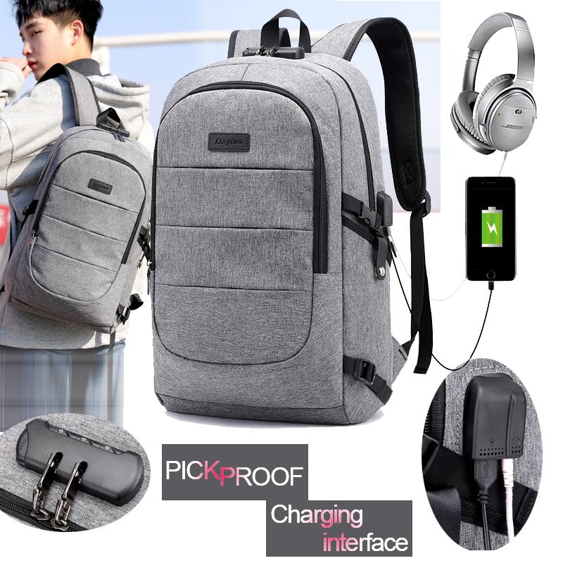 Backpack Men Anti Theft Laptop 15.6 Inch Daily Work Business Usb Charging Interface School Bag Back Pack For Women, Grey
Backpack Men Anti Theft Laptop 15.6 Inch Daily Work Business Usb Charging Interface School Bag Back Pack For Women, Grey