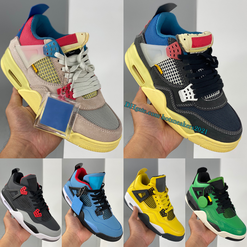 Top Quality 4s Basketball Shoes Mens Casual Trainers Union Guava Ice Red Thunder Lightning Raptors Drake OVO Off 4 Womens Outdoor Sports Sneakers, Color 08
Top Quality 4s Basketball Shoes Mens Casual Trainers Union Guava Ice Red Thunder Lightning Raptors Drake OVO Off 4 Womens Outdoor Sports Sneakers, Color 08