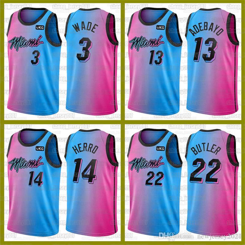 Jimmy 22 Butler NEW Tyler 14 Herro Dwyane 3 Wade Goran 7 Dragic Bam 13 Adebayo Jersey Duncan 2021 Robinson Miami Heat Basketball, Blue;black
Jimmy 22 Butler NEW Tyler 14 Herro Dwyane 3 Wade Goran 7 Dragic Bam 13 Adebayo Jersey Duncan 2021 Robinson Miami Heat Basketball, Blue;black