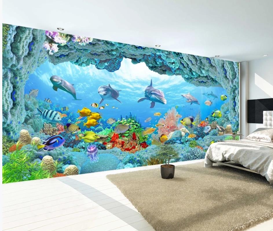photo wallpaper for walls European underwater world landscape wallpapers background wall 3d customized wallpaper