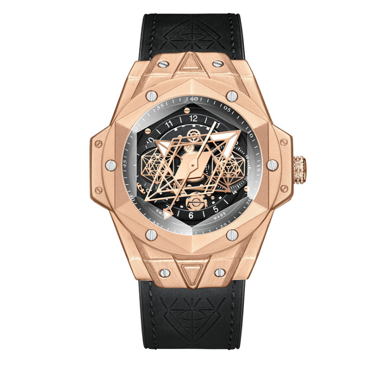 ONOLA Brand Personality Silicone Strap Geometric Design Mens Watch Quartz Watches High Definition Mineral Glass Large Dial Masculine Wristwatches, Slivery;brown
ONOLA Brand Personality Silicone Strap Geometric Design Mens Watch Quartz Watches High Definition Mineral Glass Large Dial Masculine Wristwatches, Slivery;brown