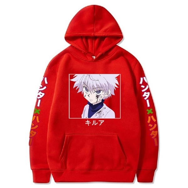 2021 Anime Hunter X Hunter Killua Leorio Kurapika Gon Hisoka Pullover Hoodie Streetswear Tops Y0809