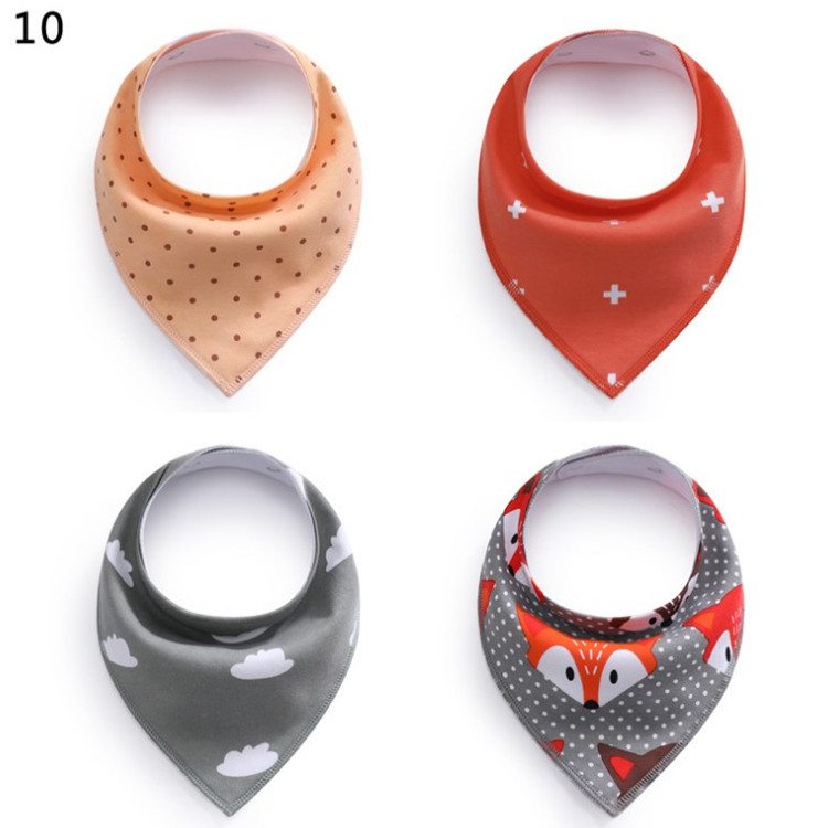 Wholesale Cotton Baby Bibs Soft and Absorbent for Boys & Girls Baby Bandana Drool Bibs Maternal and Child Supplies