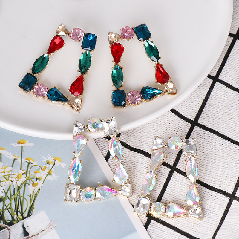 Jewelry Bohemian Crystal Drop Earrings Ethnic Big Gem Statement Pendants Earrings For Women
Jewelry Bohemian Crystal Drop Earrings Ethnic Big Gem Statement Pendants Earrings For Women