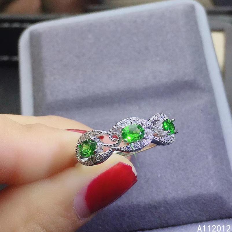 Cluster Rings KJJEAXCMY Fine Jewelry S925 Sterling Silver Inlaid Natural Diopside Girl Exquisite Ring Support Test Chinese Style With Box
Cluster Rings KJJEAXCMY Fine Jewelry S925 Sterling Silver Inlaid Natural Diopside Girl Exquisite Ring Support Test Chinese Style With Box