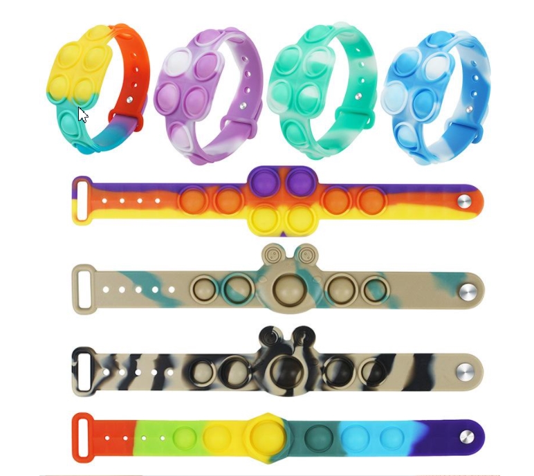 Push It Bubble Wristband Fidget toys Dimples Reliver Stress Finger Toys Decompression Game interaction bracelet
Push It Bubble Wristband Fidget toys Dimples Reliver Stress Finger Toys Decompression Game interaction bracelet