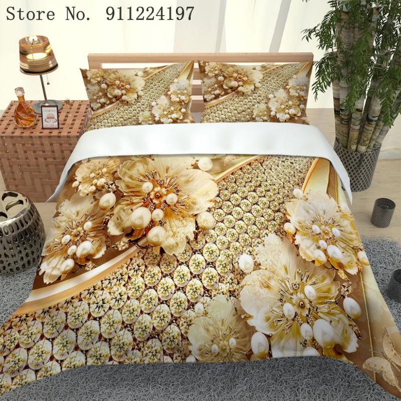 3d Digital Printing Bedding Set Flowers Duvet Cover Set Queen King Size 2/3pcs Luxury Bedclothes Microfiber Bed Linen, Color-1
3d Digital Printing Bedding Set Flowers Duvet Cover Set Queen King Size 2/3pcs Luxury Bedclothes Microfiber Bed Linen, Color-1