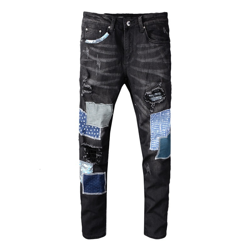 2021 New Men's Male Fashion Casual Man Black Patchwork Ripped Jeans Streetwear Patch Design Stretch Denim Pants Slim Skinny Trousers Ehwl, Beige
2021 New Men's Male Fashion Casual Man Black Patchwork Ripped Jeans Streetwear Patch Design Stretch Denim Pants Slim Skinny Trousers Ehwl, Beige