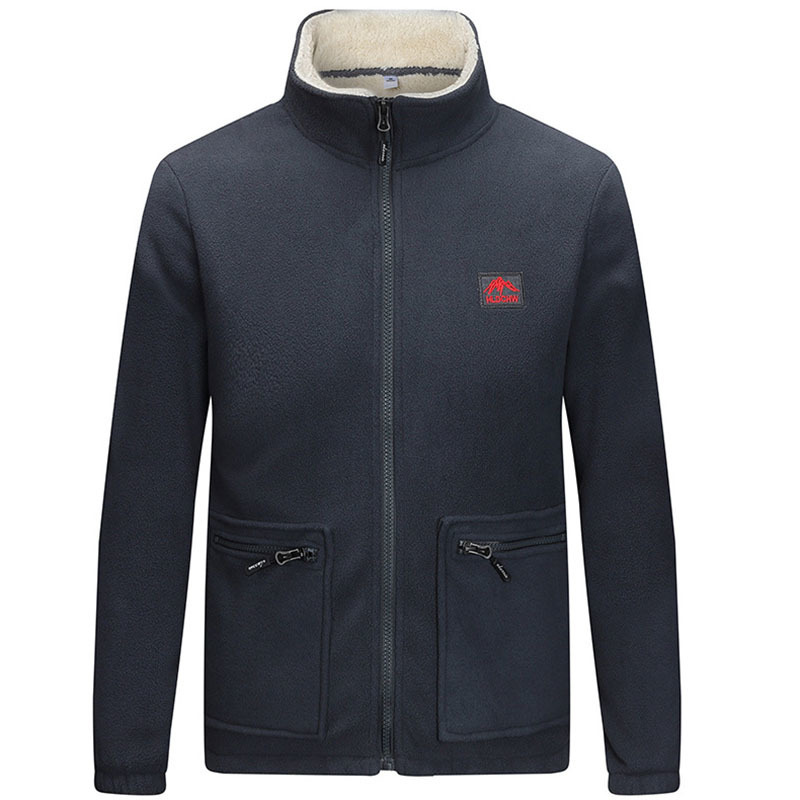 men Sweatshirt Wool hoodies Coat With Pullover Casual Winter Parka Outerwear Lamb cashmere Coat Streetwear Hooded Tops 201020