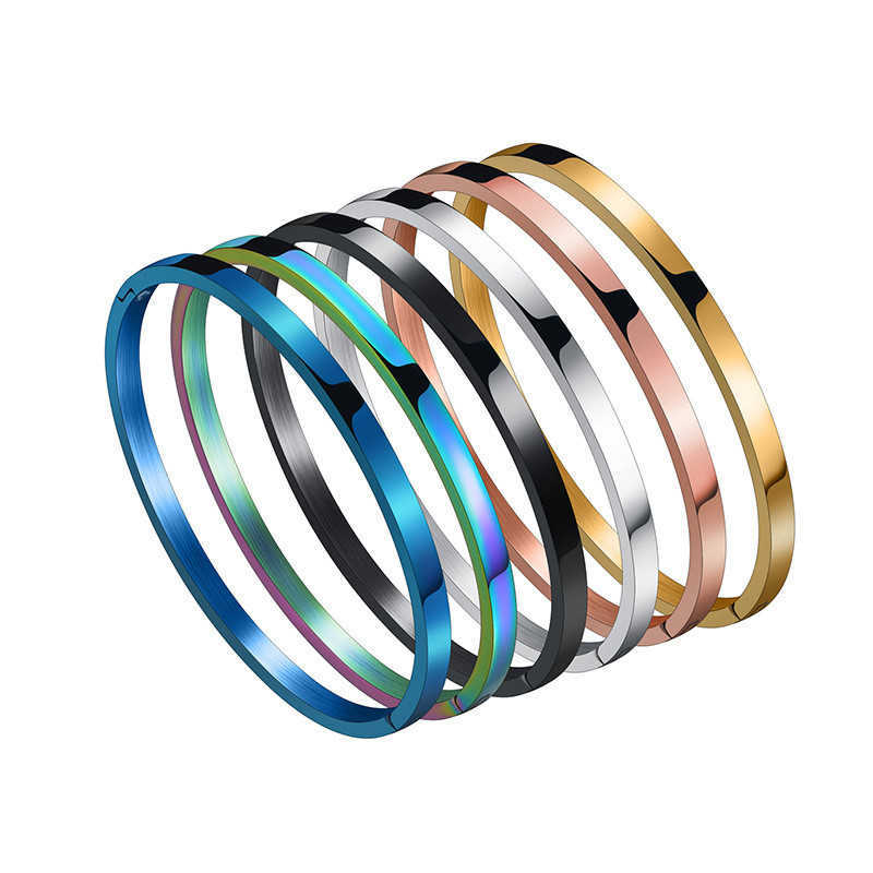 New Stainless Steel Opening Bracelets Bangles Women Band Jewelry Silvery Bracelets Bangles Accessorie Woman Bracelet and Bangles Q0719
New Stainless Steel Opening Bracelets Bangles Women Band Jewelry Silvery Bracelets Bangles Accessorie Woman Bracelet and Bangles Q0719